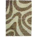 Polyester Viscose Shaggy Carpet dengan Design